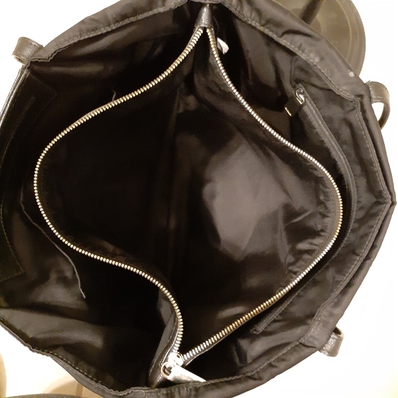 SOLD - Furla Calypso Nylon Shoulder Bag in Onyx - Picture 6 of 16